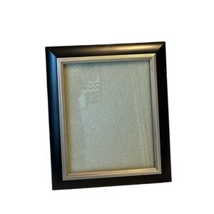 Black With Gray Inlay 8x10 Photo Picture Frame